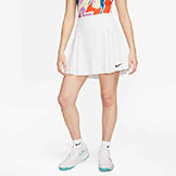 Nike Women's Advantage Dri-Fit Pleated Skirt White available at Swiss Sports Haus 604-922-9107.