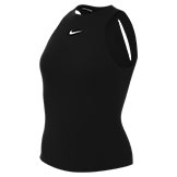 Nike Women's Advantage Dri-Fit Tennis Tank Top Black available at Swiss Sports Haus 604-922-9107.