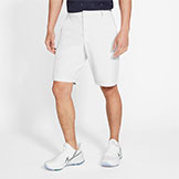 Men's Victory Dri-Fit 10.5 Inch Golf Shorts White available at Swiss Sports Haus 604-922-9107.