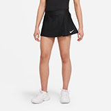 Nike Girls Victory Dri-Fit Tennis Skirt Black available at Swiss Sports Haus 604-922-9107.