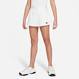 Nike Girls Victory Dri-Fit Tennis Skirt White available at Swiss Sports Haus 604-922-9107.