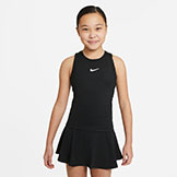 Nike Girls Victory Dri-Fit Tennis Tank Black available at Swiss Sports Haus 604-922-9107.