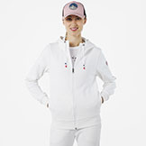 Rossignol Women's Logo Full Zip Hoodie available at Swiss Sports Haus 604-922-9107.