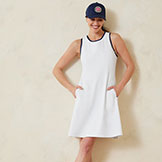 Tommy Bahama Women's Aubrey & Flare Sleeveless Dress available at Swiss Sports Haus 604-922-9107.