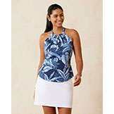 Tommy Bahama Women's Aubrey Gulf Shore Halter Top available at Swiss Sports Haus 604-922-9107.