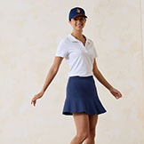 Tommy Bahama Abby Women's Flounce Skort available at Swiss Sports Haus 604-922-9107.