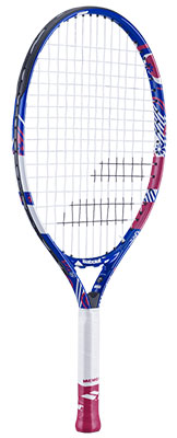 Babolat B Flyer 21 Jr Tennis Racket Strung available at Swiss Sports Haus 604-922-9107.