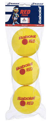 Babolat Red Foam Junior Tennis Balls available at Swiss Sports Haus 604-922-9107.