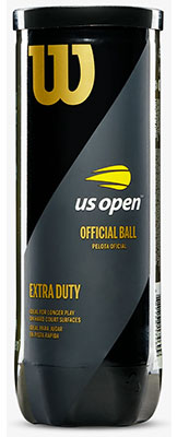 Wilson US Open Regular Duty 3 Ball Can available at Swiss Sports Haus 604-922-9107.