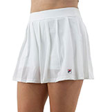 Fila Women's Tennis Essentials Woven Pleated Skort available at Swiss Sports Haus 604-922-9107.