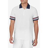 Fila Men's Heritage Essentials Jacquard Short Sleeved Polo available at Swiss Sports Haus 604-922-9107.
