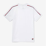 Fila Men's Heritage Essentials Jacquard Short Sleeved Tennis Crew available at Swiss Sports Haus 604-922-9107.