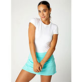 Sofibella Women's UV Colors Short Sleeve Tennis Tank available at Swiss Sports Haus 604-922-9107.