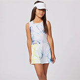Sofibella Girl's Spectrum Tennis Dress available at Swiss Sports Haus 604-922-9107.