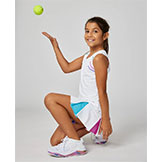 Sofibella Girl's Spectrum Tennis Skort available at Swiss Sports Haus 604-922-9107.