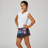 Sofibella Girl's UV Colors Cap Sleeve Tennis Top available at Swiss Sports Haus 604-922-9107.
